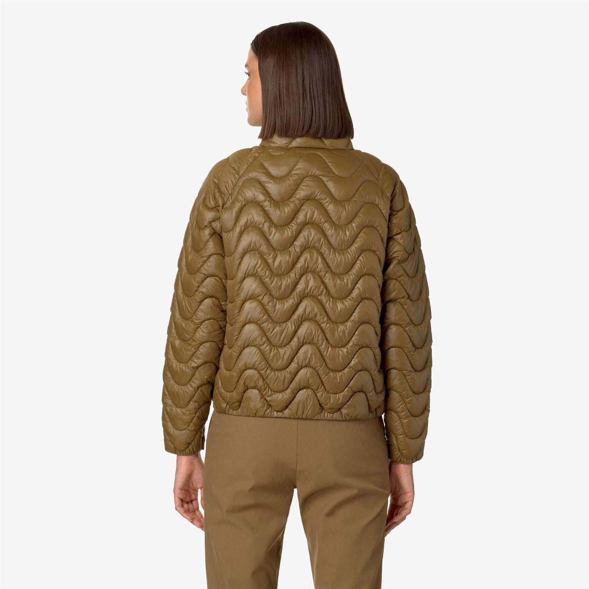 Jackets_WOMAN_SOJENNE QUILTED WARM_Short_Brown Corda - Commercial 6