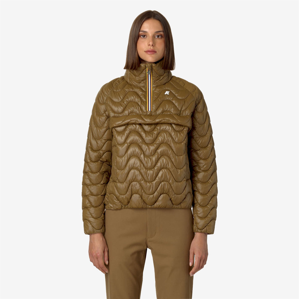 Jackets_WOMAN_SOJENNE QUILTED WARM_Short_Brown Corda - Commercial 4