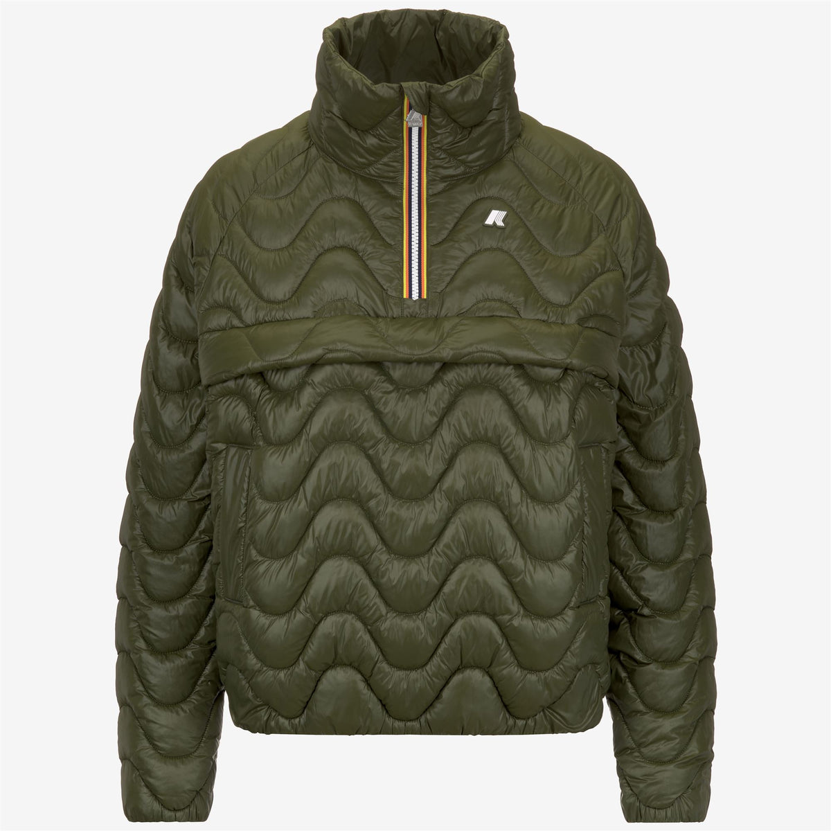 Jackets_WOMAN_SOJENNE QUILTED WARM_Short_Green Cypress - Commercial 1