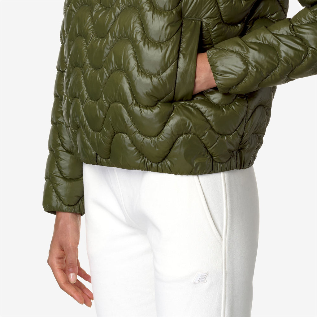 Jackets_WOMAN_SOJENNE QUILTED WARM_Short_Green Cypress - Commercial 7