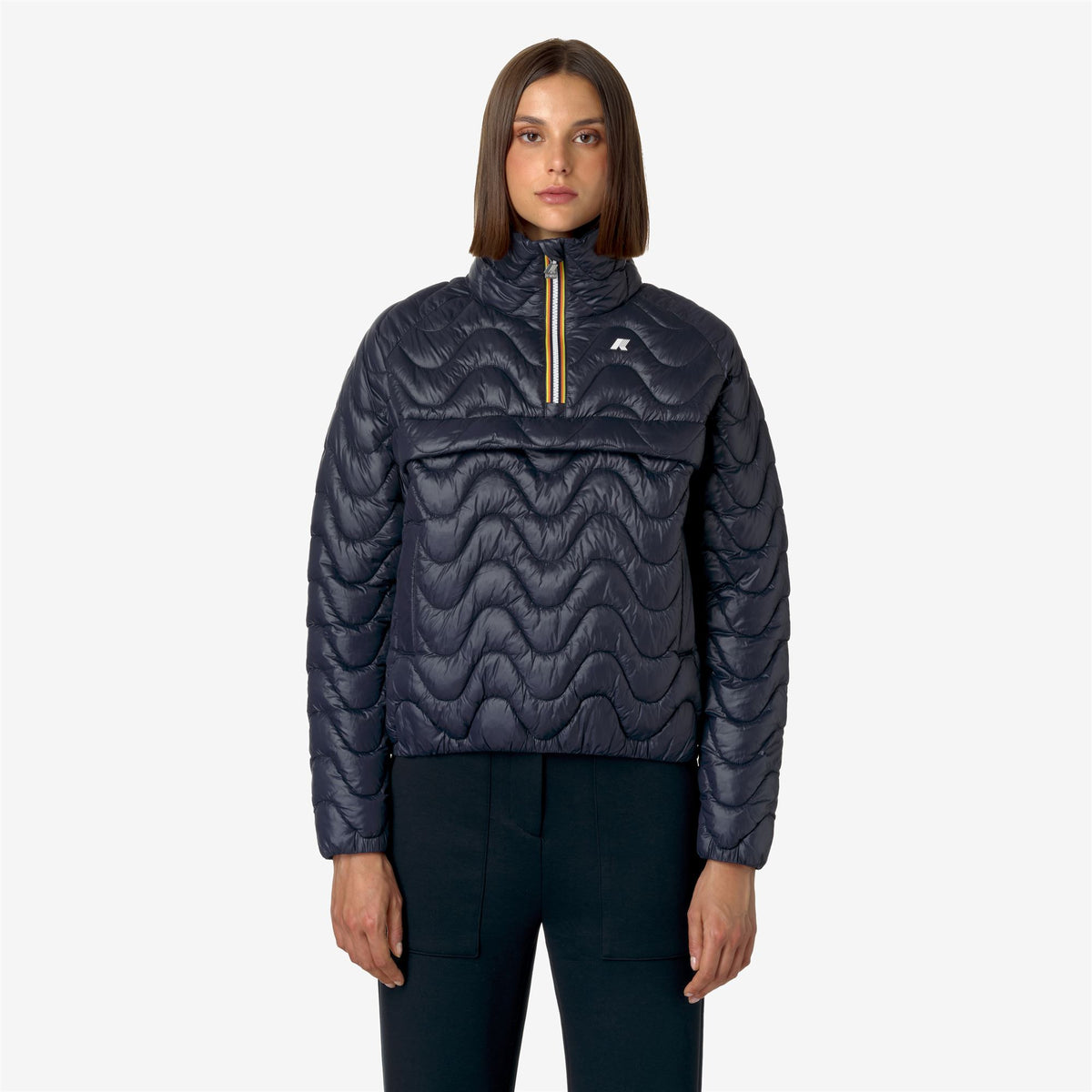 Jackets_WOMAN_SOJENNE QUILTED WARM_Short_Blue Depth - Commercial 4
