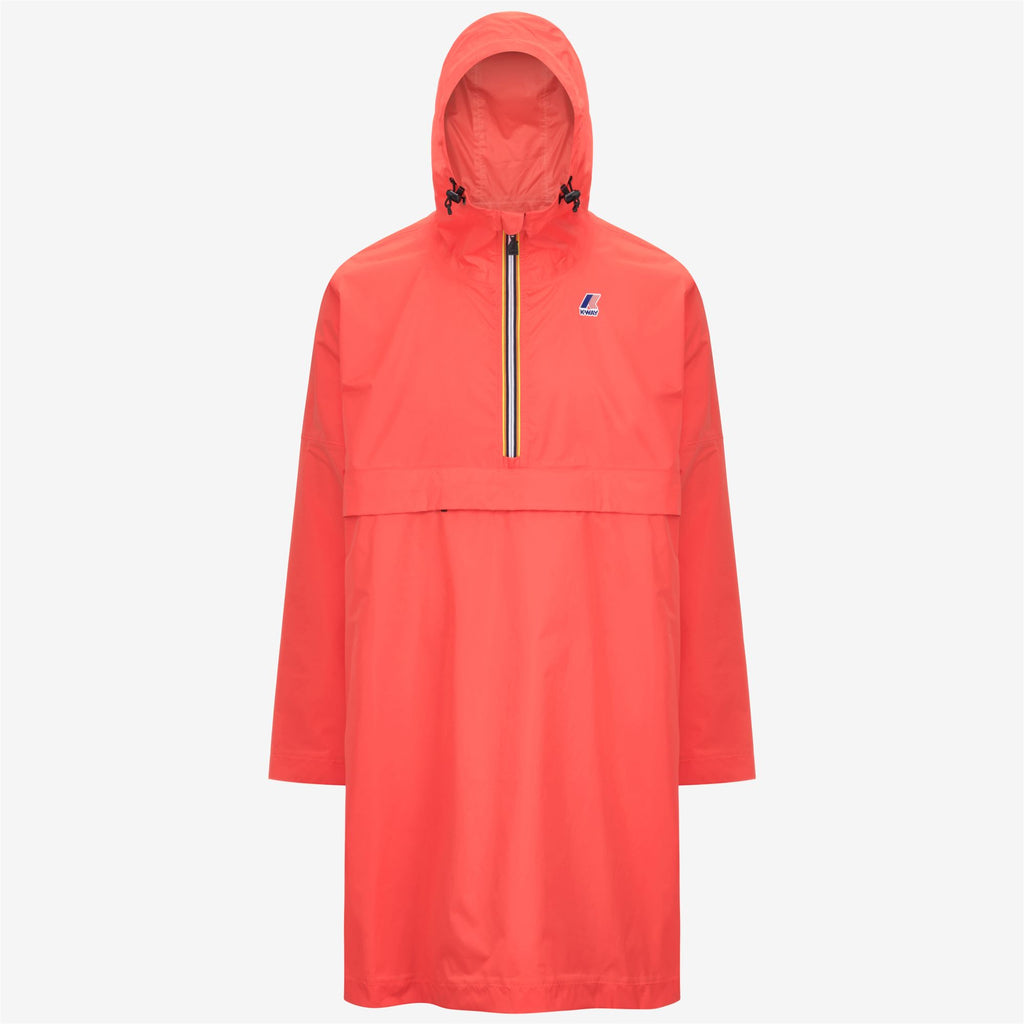 Jackets_UNISEX_LE VRAI 4.0 FORTUNE_Poncho_Red Papavero - Commercial 1