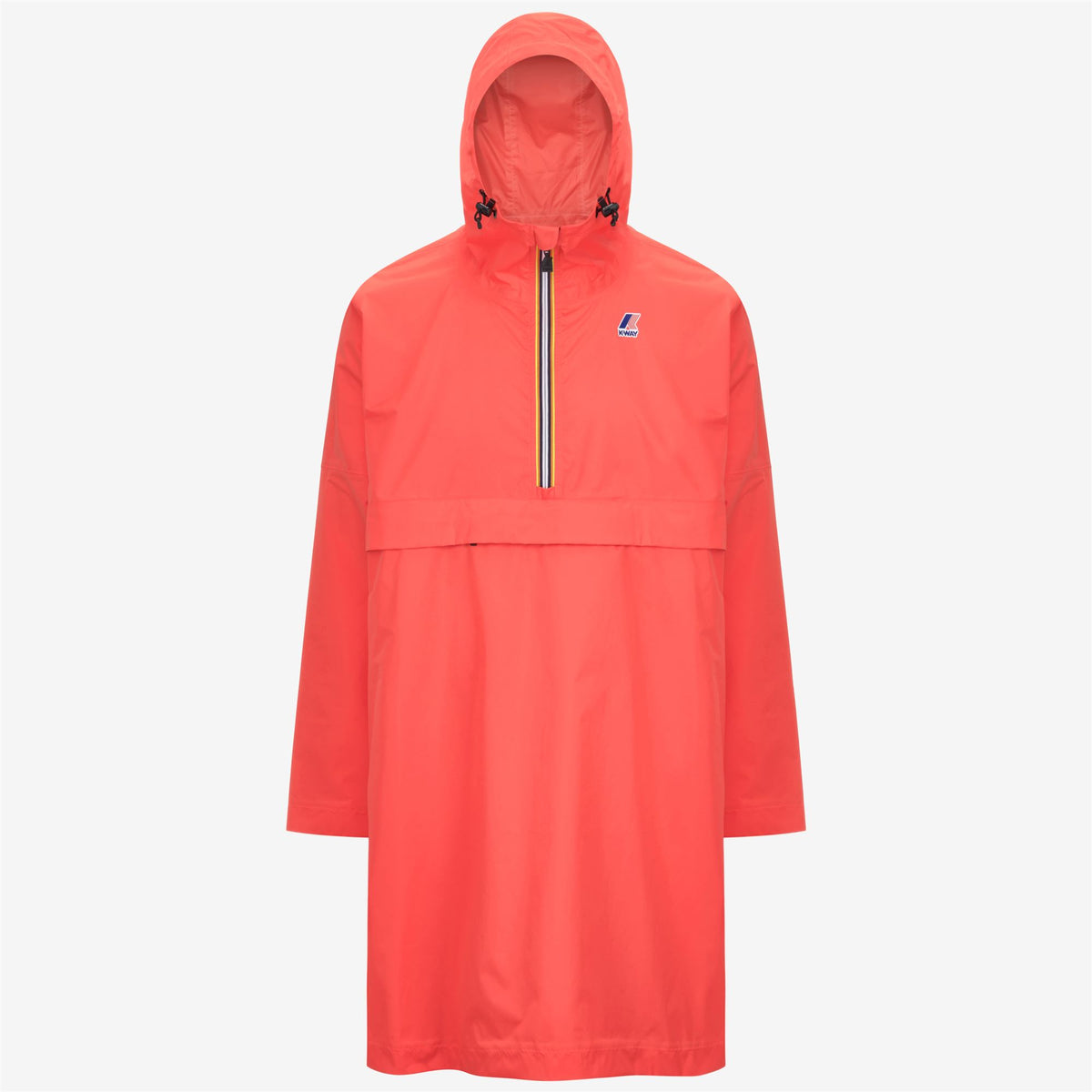 Jackets_UNISEX_LE VRAI 4.0 FORTUNE_Poncho_Red Papavero - Commercial 1