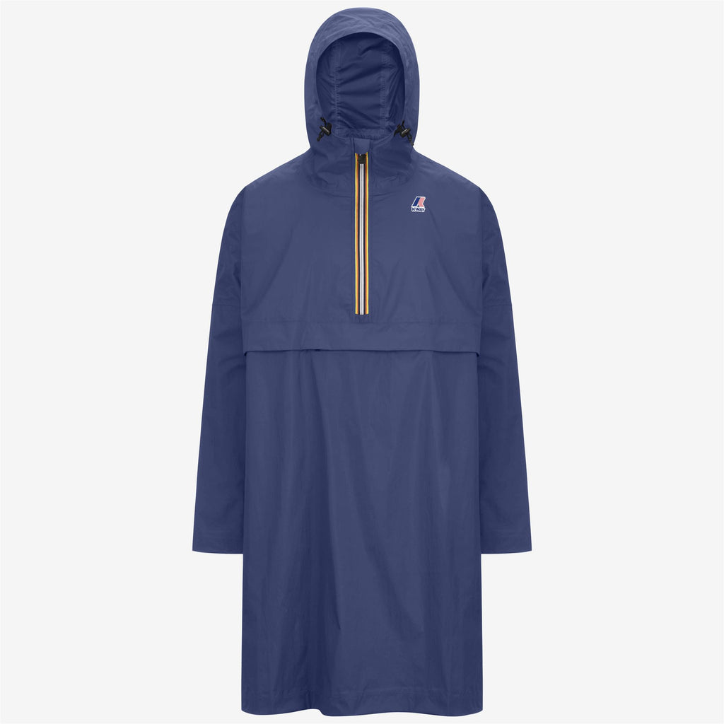 Jackets_UNISEX_LE VRAI 4.0 FORTUNE_Poncho_Blue Deep Cobalt - Commercial 1