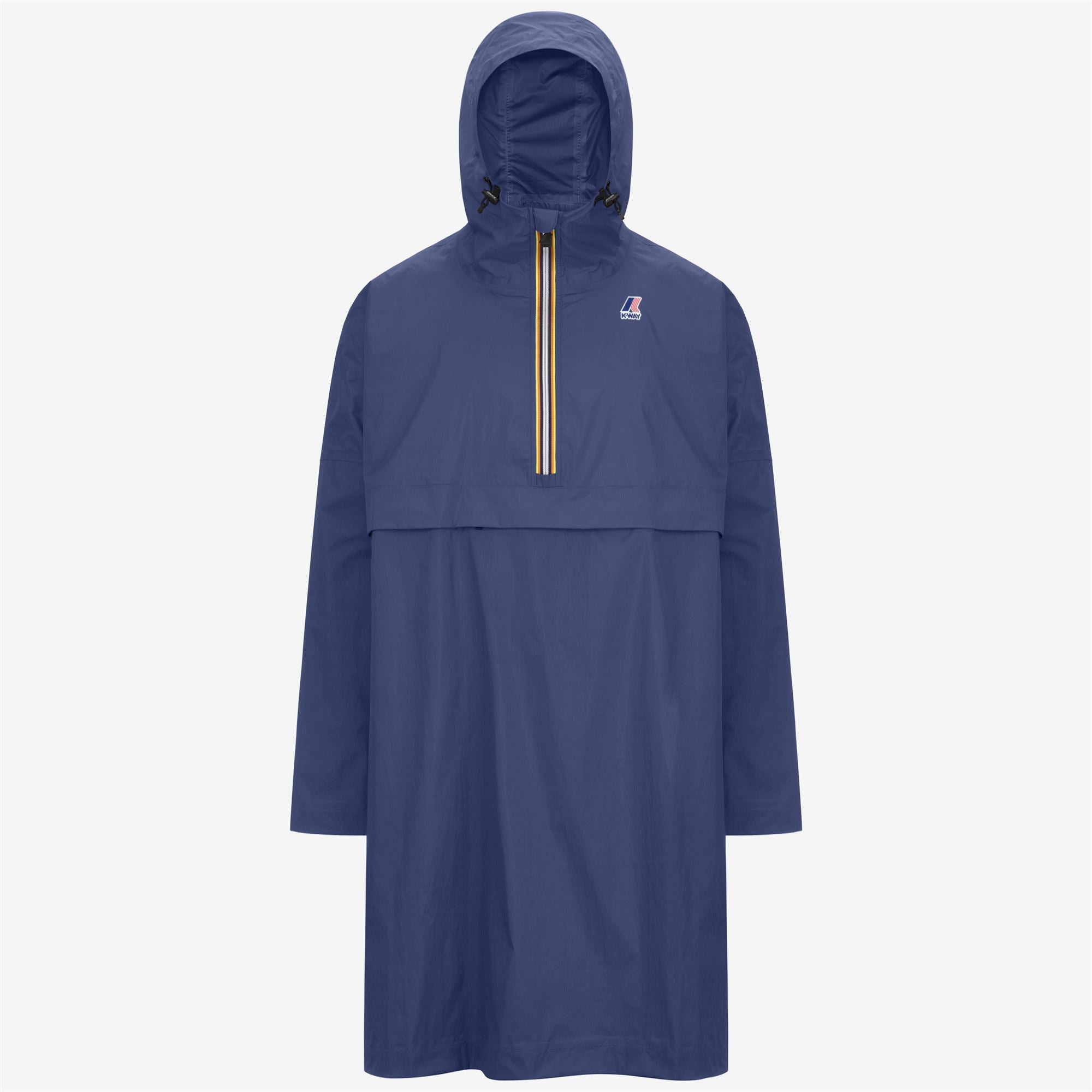 Jackets_UNISEX_LE VRAI 4.0 FORTUNE_Poncho_Blue Deep Cobalt - Commercial 1