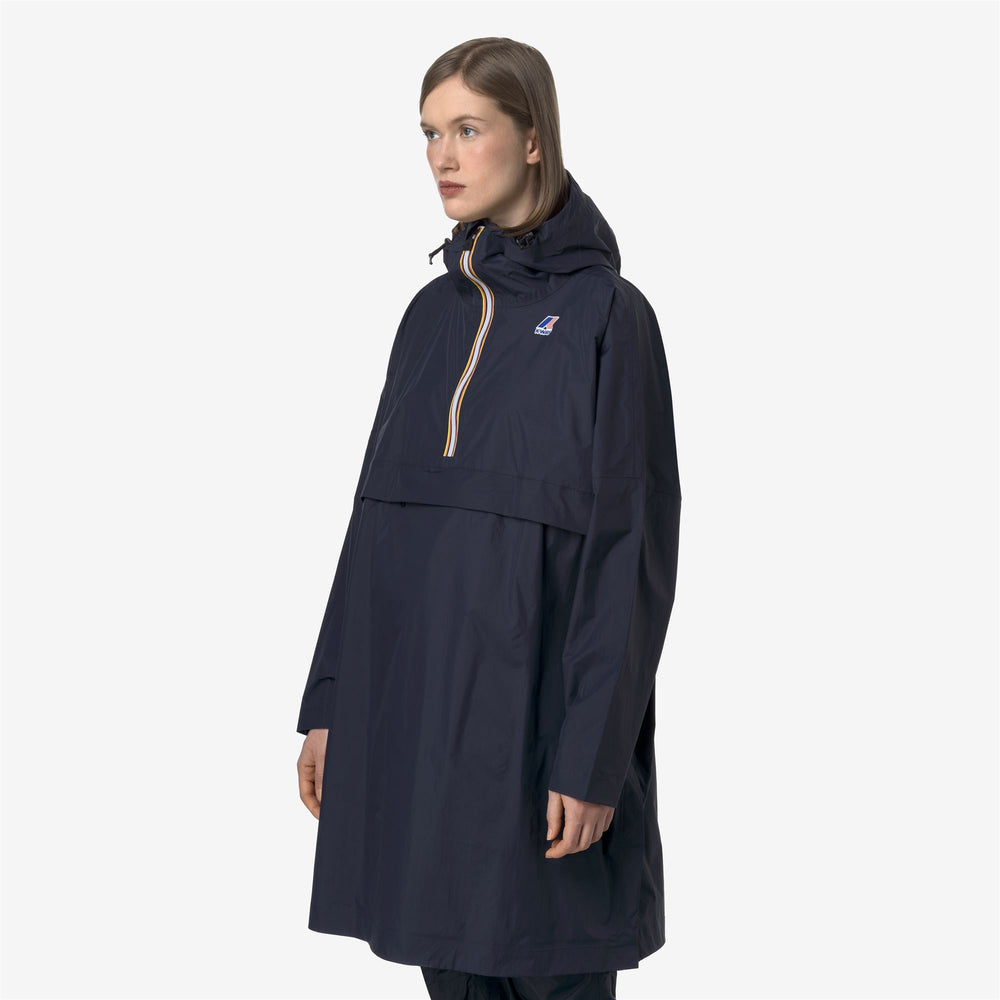 Chubasquero Unisex Azul Impermeable para Climas Variables 02
