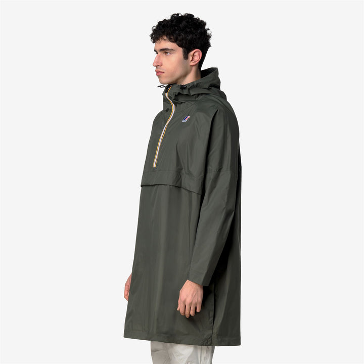 LE VRAI 4.0 FORTUNE - Jackets - Poncho - Unisex - GREEN BLACKISH 5
