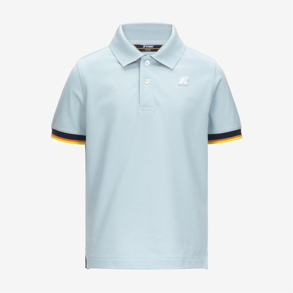 Polo Shirts_BOY_P. VINCENT PIQUE_Polo_Blue Baby - Commercial 1