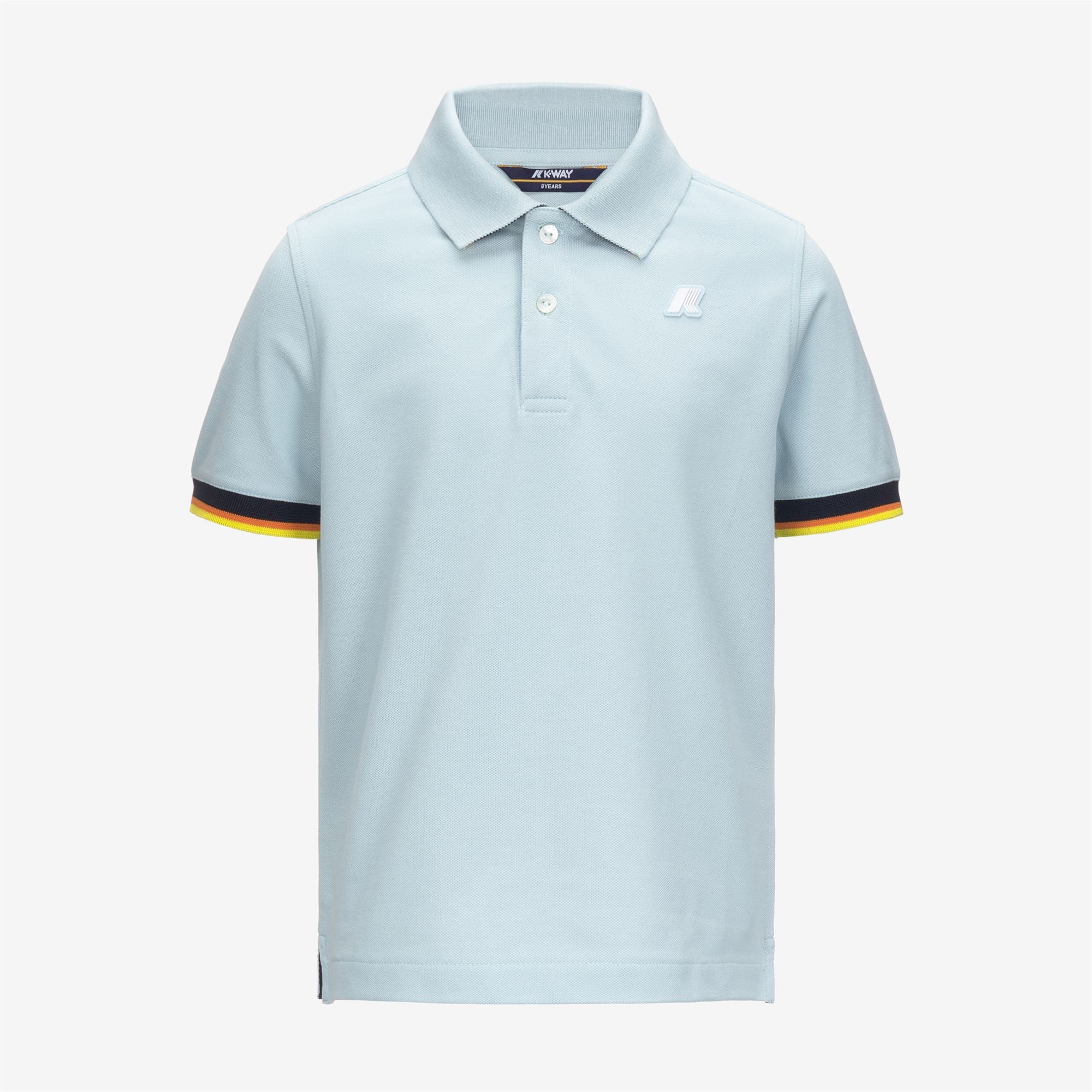 Polo Shirts_BOY_P. VINCENT PIQUE_Polo_Blue Baby - Commercial 1