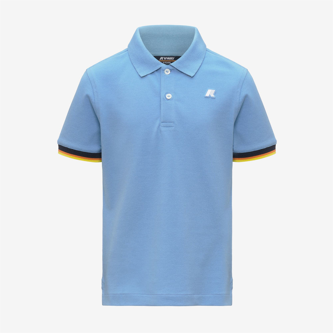 P. VINCENT PIQUE - Polo Shirts - Polo - Bambino - BLUE CIELO 01