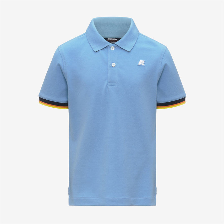 P. VINCENT PIQUE - Polo Shirts - Polo - Bambino - BLUE CIELO 1