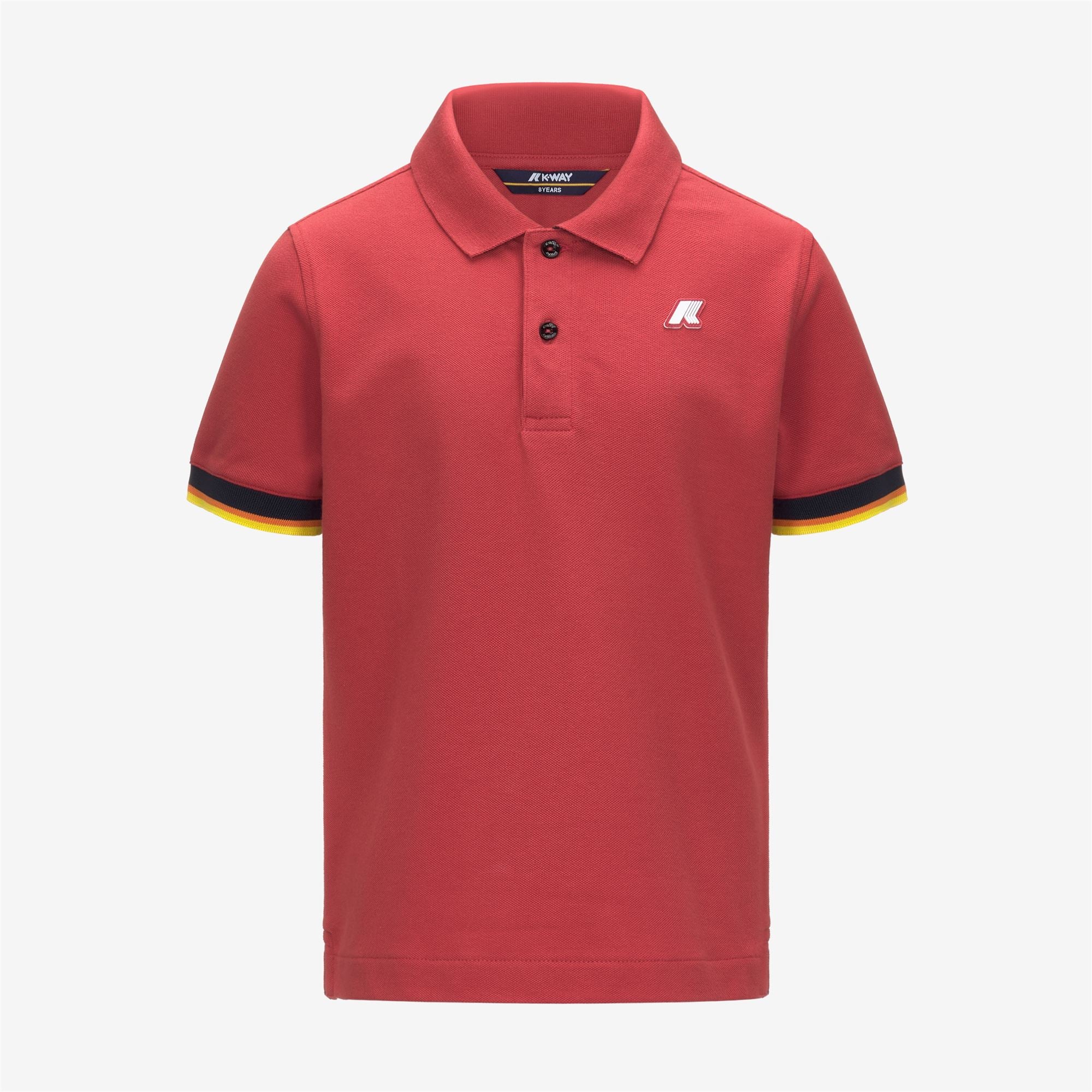 Polo Shirts_BOY_P. VINCENT PIQUE_Polo_Red Jasper - Commercial 1