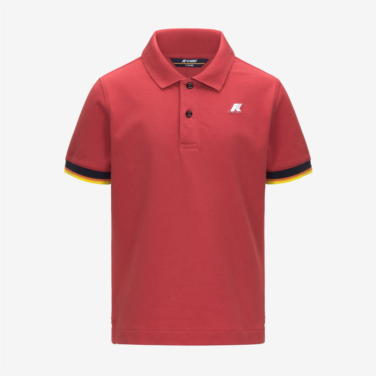 Polo Shirts_BOY_P. VINCENT PIQUE_Polo_Red Jasper - Commercial 1