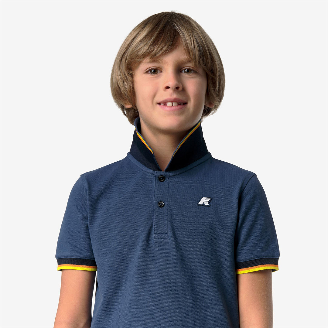 P. VINCENT PIQUE - Polo Shirts - Polo - Boy - BLUE INSIGNIA main