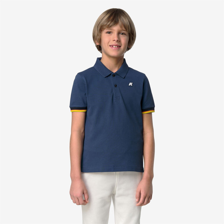 P. VINCENT PIQUE - Polo Shirts - Polo - Boy - BLUE INSIGNIA 3