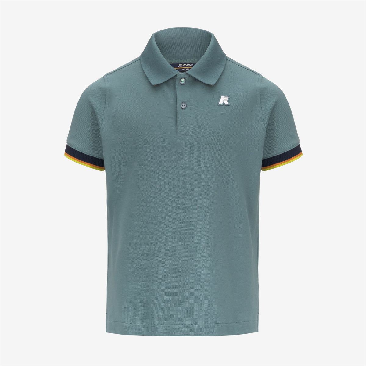 Polo Shirts_BOY_P. VINCENT PIQUE_Polo_Green Iron - Commercial 1