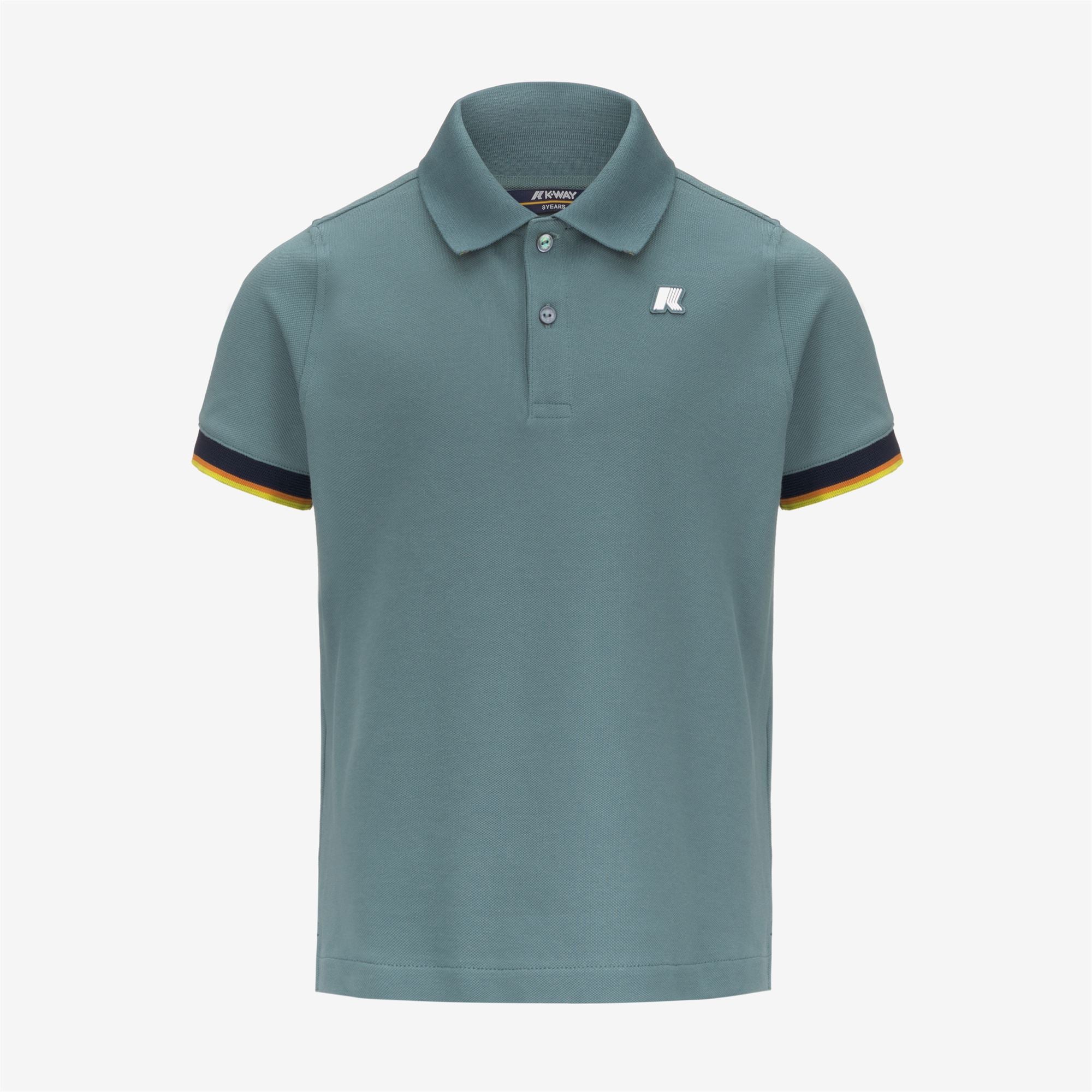 Polo Shirts_BOY_P. VINCENT PIQUE_Polo_Green Iron - Commercial 1