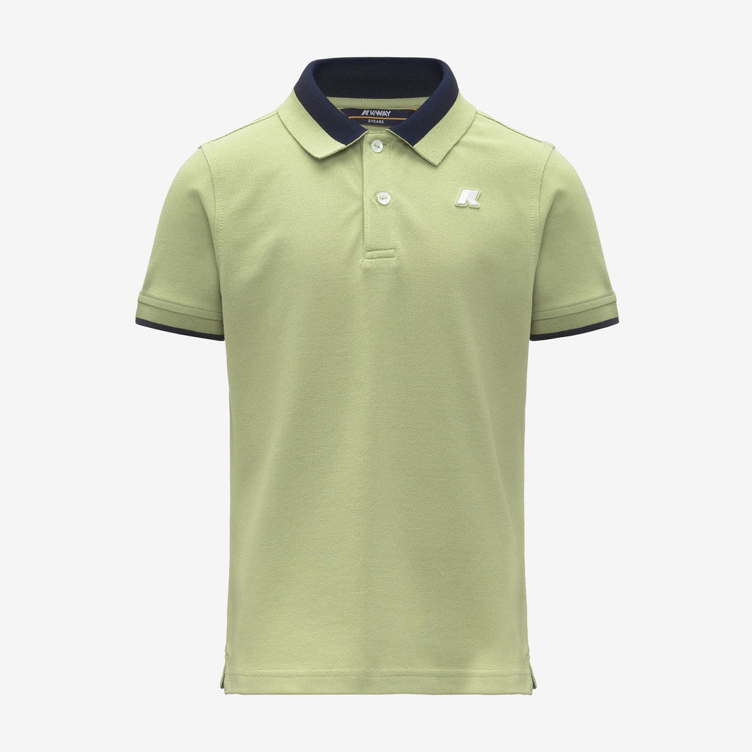 P. VENTOUX PIQUE - Polo Shirts - Polo - Boy - GREEN DK LIME 01