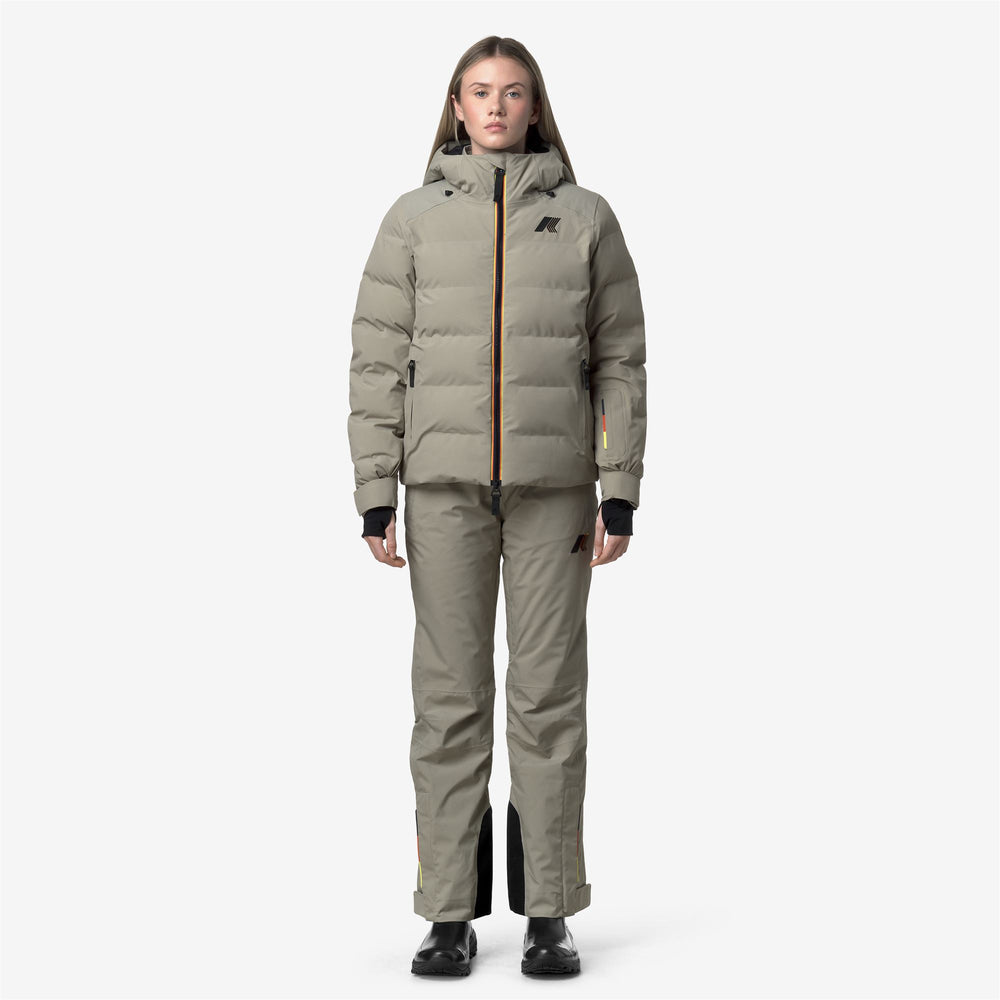 LEROS 2L FANCY - Pants - Sport Trousers - Woman - GREEN OAK 02