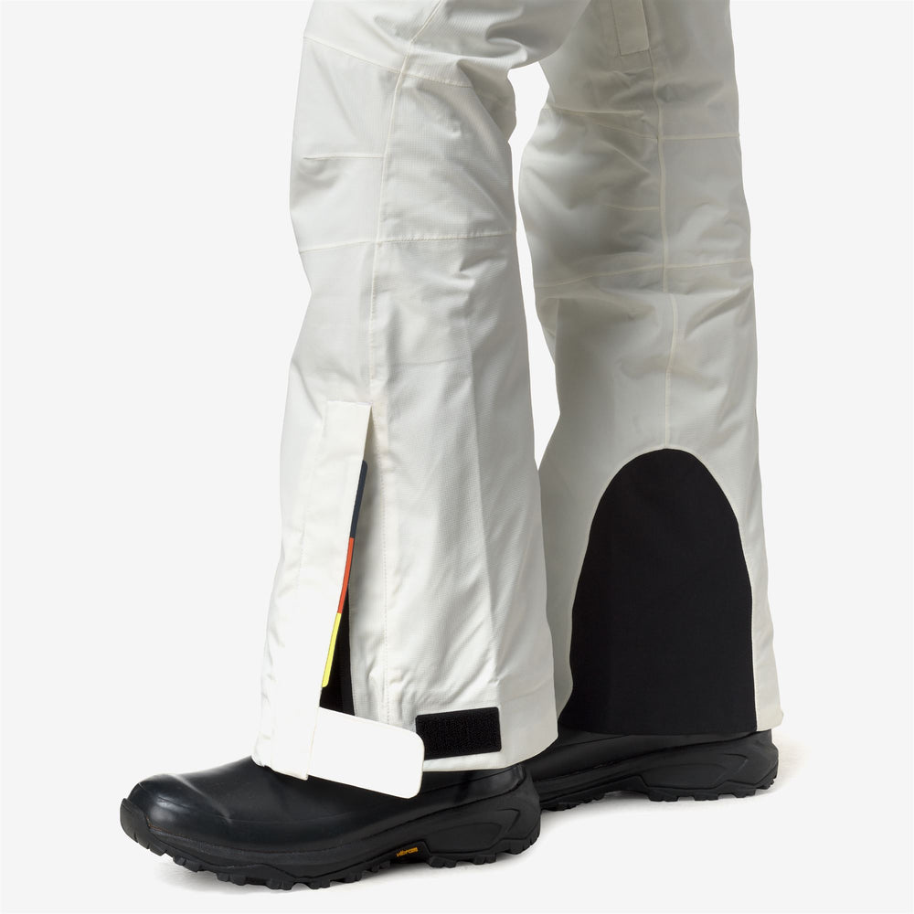 LEROS 2L FANCY - Pants - Sport Trousers - Woman - WHITE GARDENIA 02