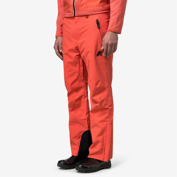 QUEYRAS 2L TWILL - Pants - Sport Trousers - Man - ORANGE FIESTA 4
