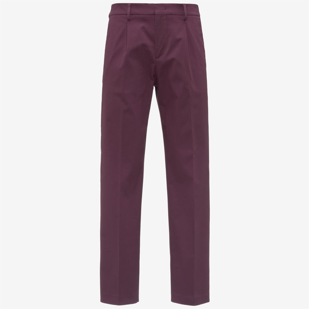 Pants_Man_RALPH TWILL TECH PEACH GOLF_Chino_Violet Mauve Wine - Commercial 1