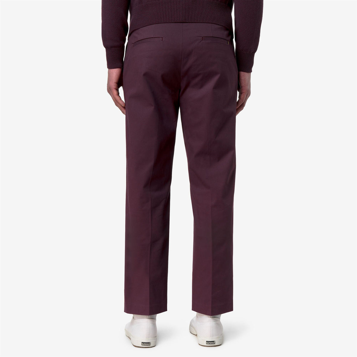 Pants_Man_RALPH TWILL TECH PEACH GOLF_Chino_Violet Mauve Wine - Commercial 6