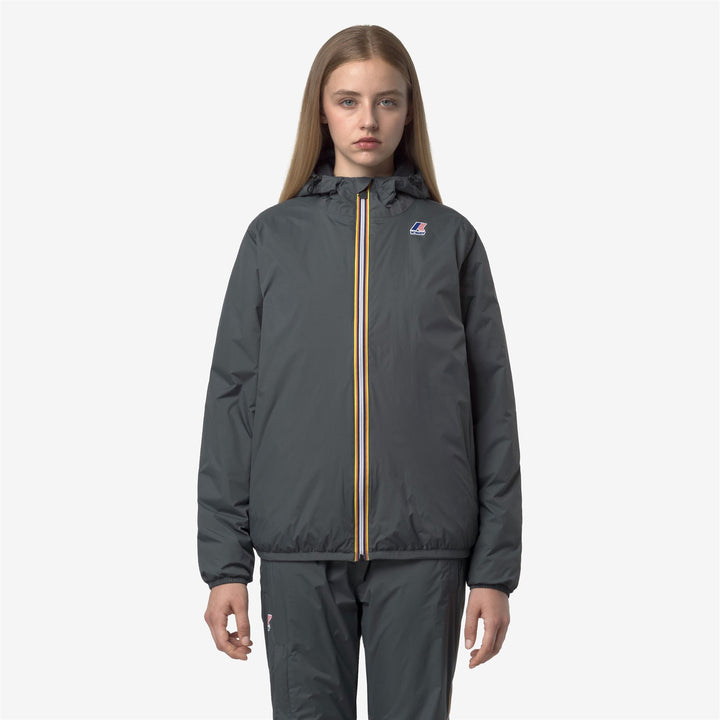 Chaqueta aislante unisex gris con acolchado PrimaLoft 4