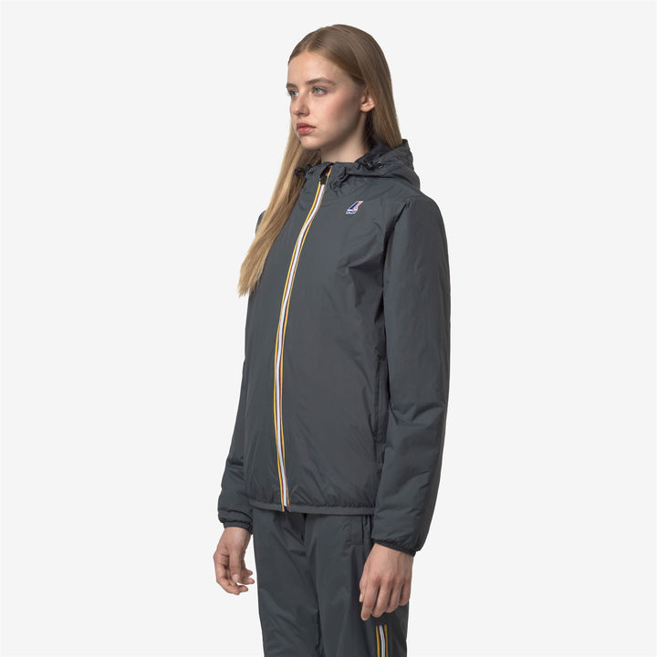 Chaqueta aislante unisex gris con acolchado PrimaLoft 5