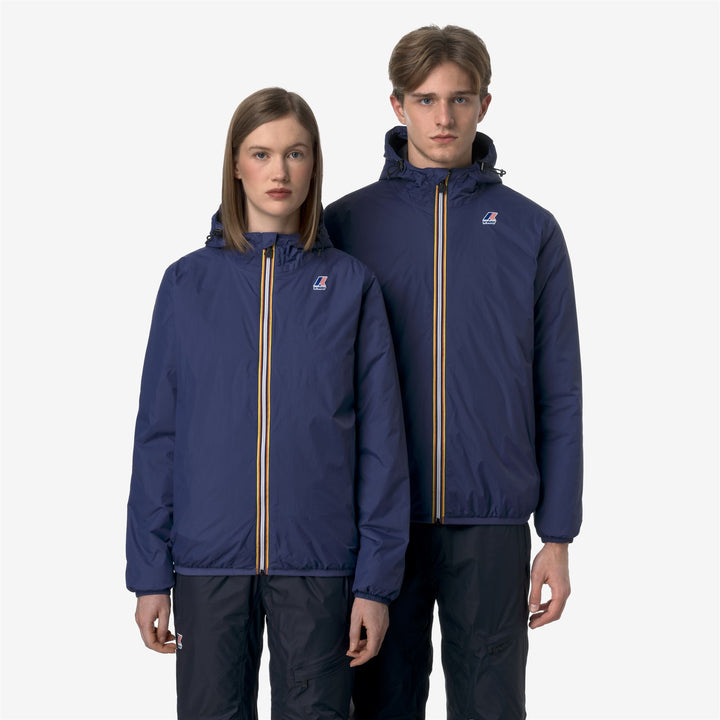Cobalt blue Unisex Warm Mid Jacket with Recycled Materials 1