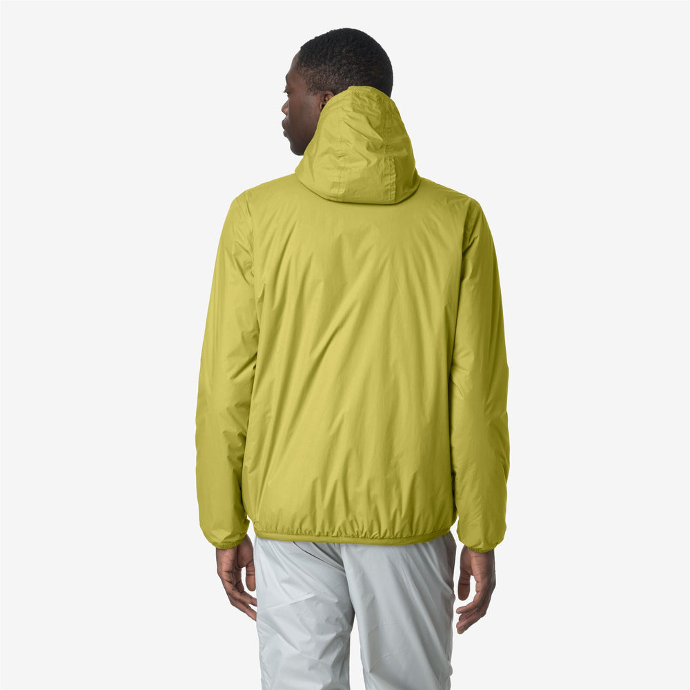Chaqueta unisex verde de media caña con aislamiento PrimaLoft y resistente al agua 02