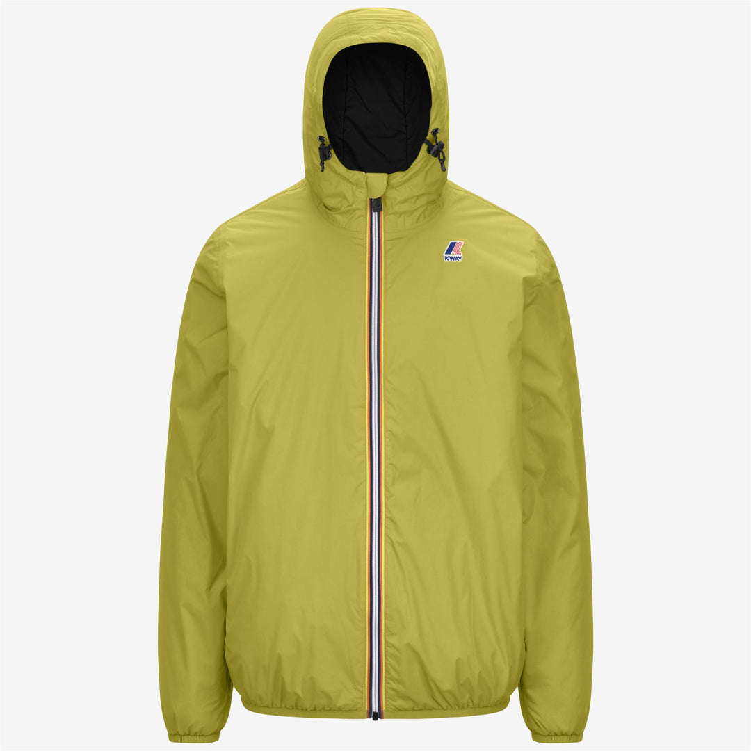 Chaqueta unisex verde de media caña con aislamiento PrimaLoft y resistente al agua 01