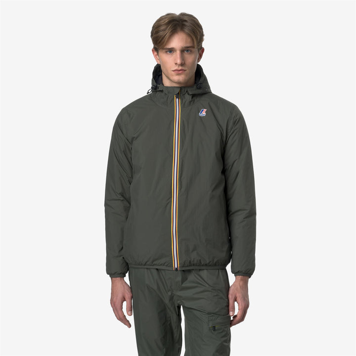 Giacca Intermedia Calda Unisex Verde Scuro con Materiali Riciclati 4