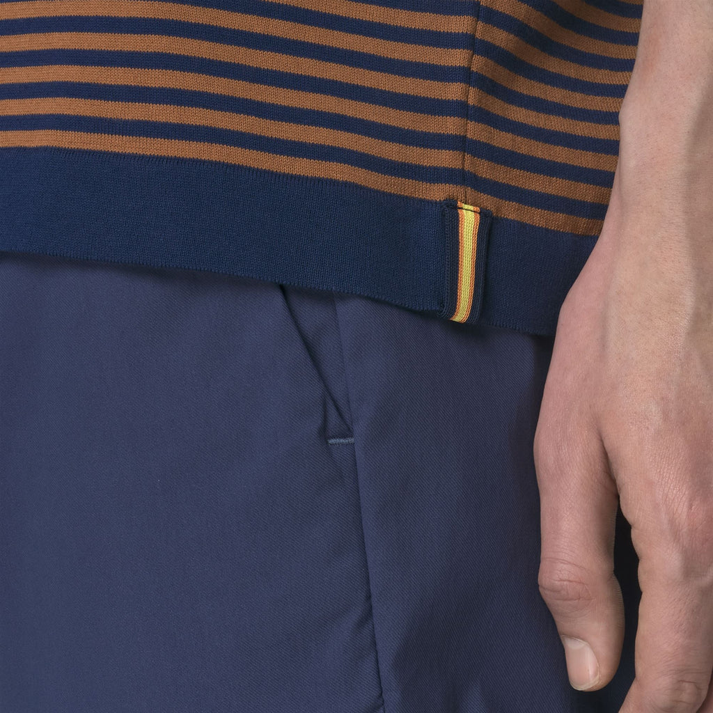Knitwear_MAN_COMBE STRIPES_Pull Over_Blue Depths - Brown Bran - Commercial 7