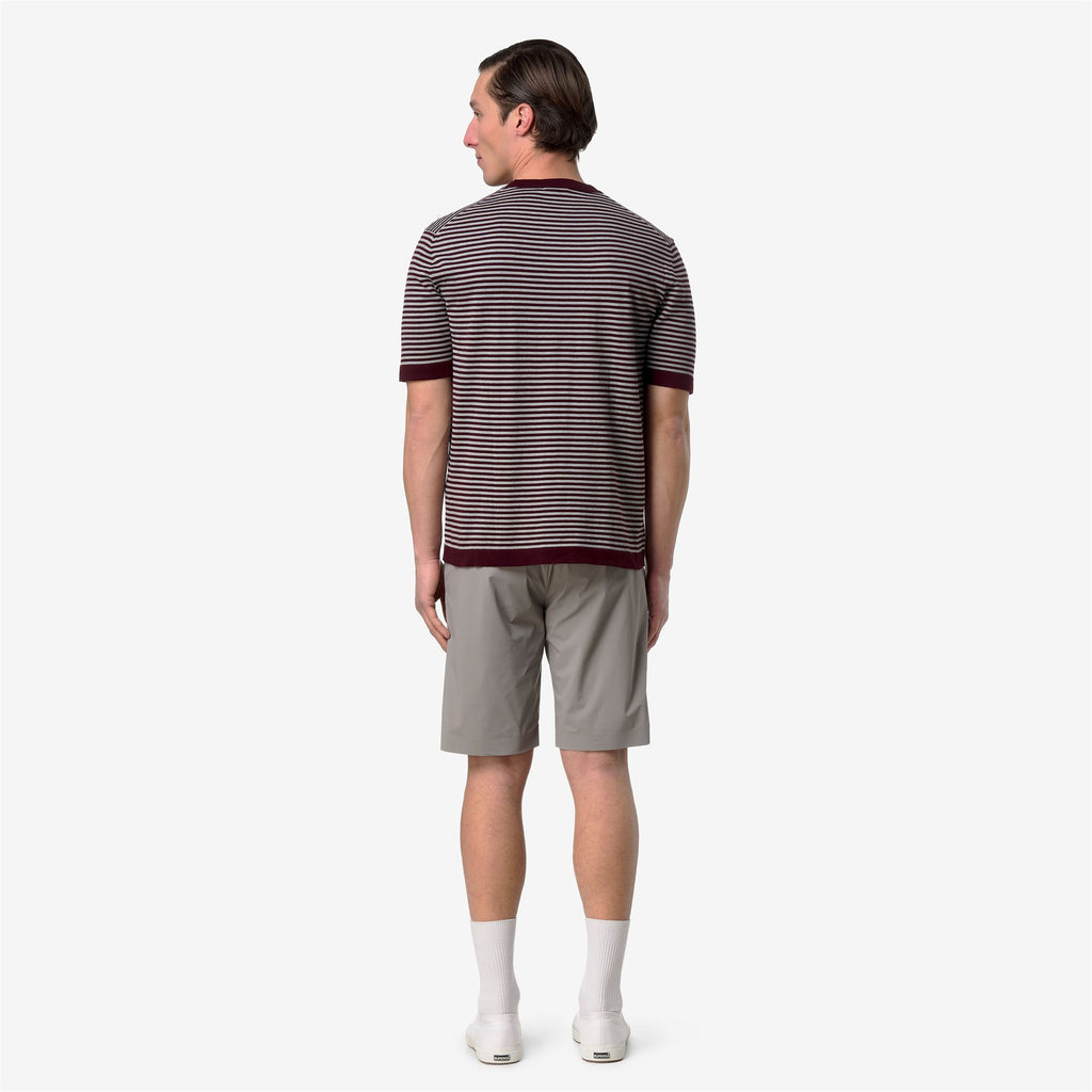 Knitwear_Man_COMBE STRIPES_Pull Over_VIOLET-GREY MELANGE - Commercial 6