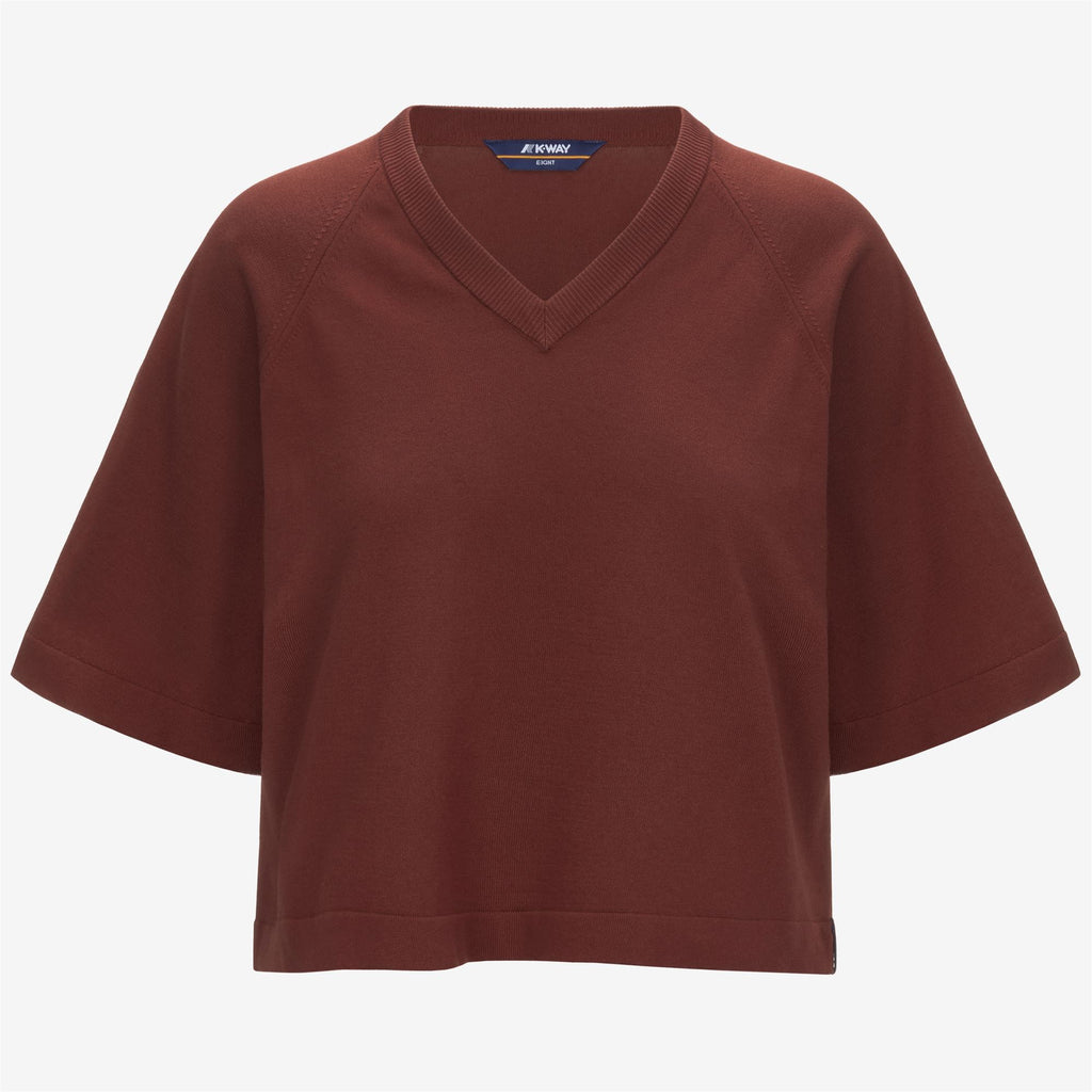 Knitwear_WOMAN_MAROL_Pull Over_Brown Fiery - Commercial 1