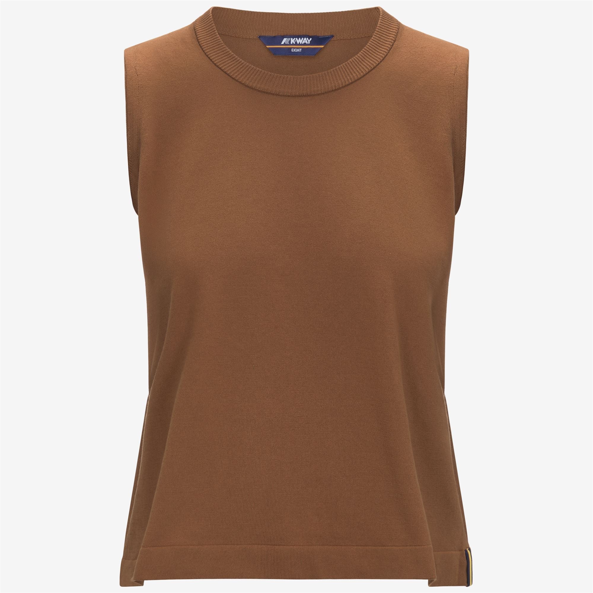 Knitwear_WOMAN_GERI_Vest_Brown Bran - Commercial 1