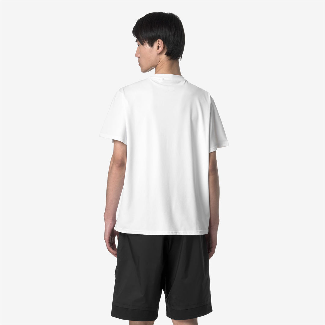 Grey White Unisex Outdoor T-Shirt with Pockets and Breathable Fabric main