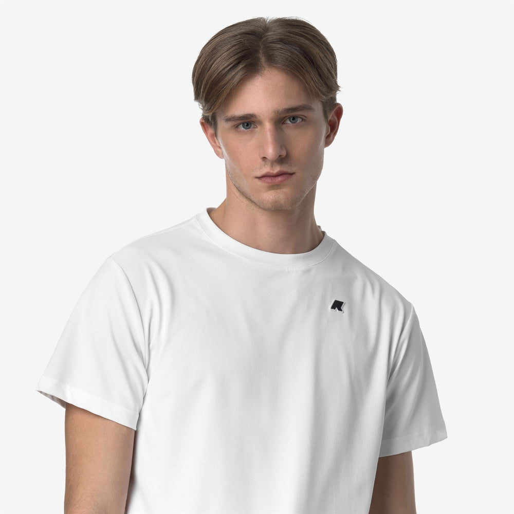 Grey White Men's Outdoor T-Shirt with Breathable Fabric 02