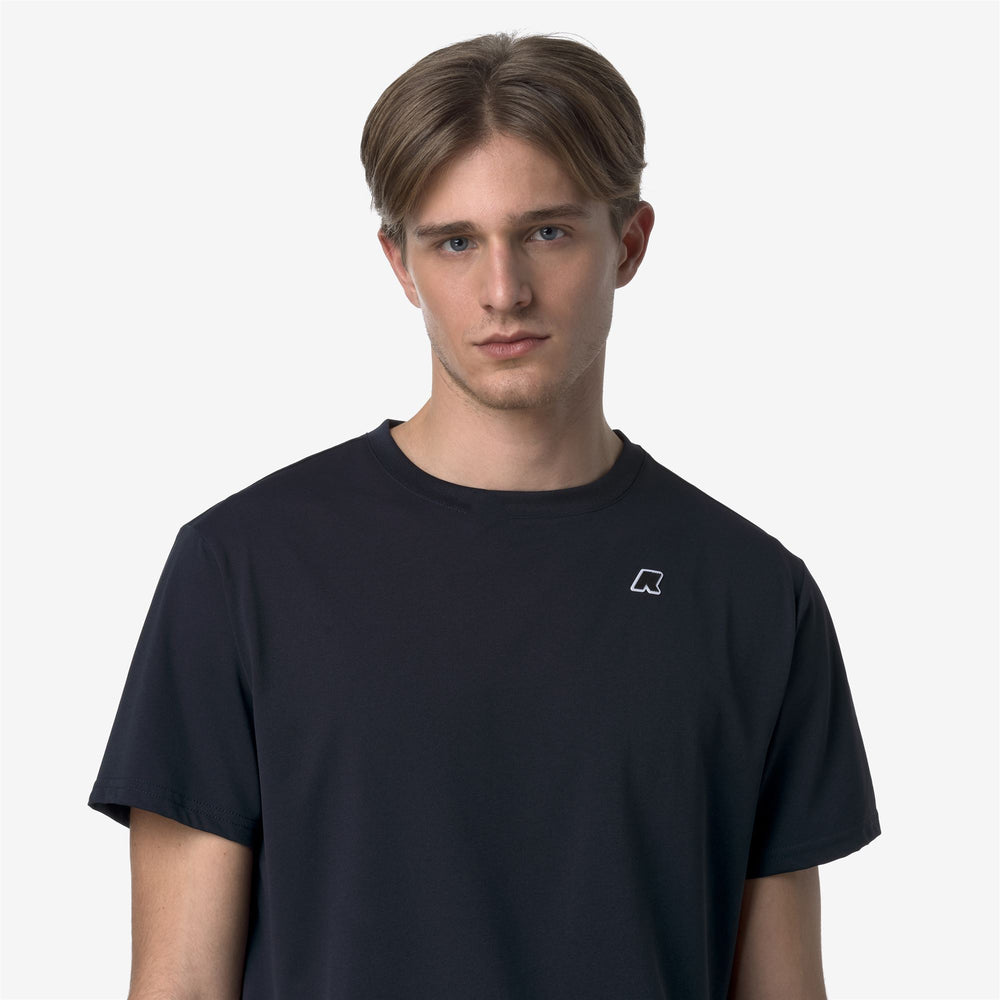 Blue Men's Outdoor T-Shirt with Breathable Fabric 02