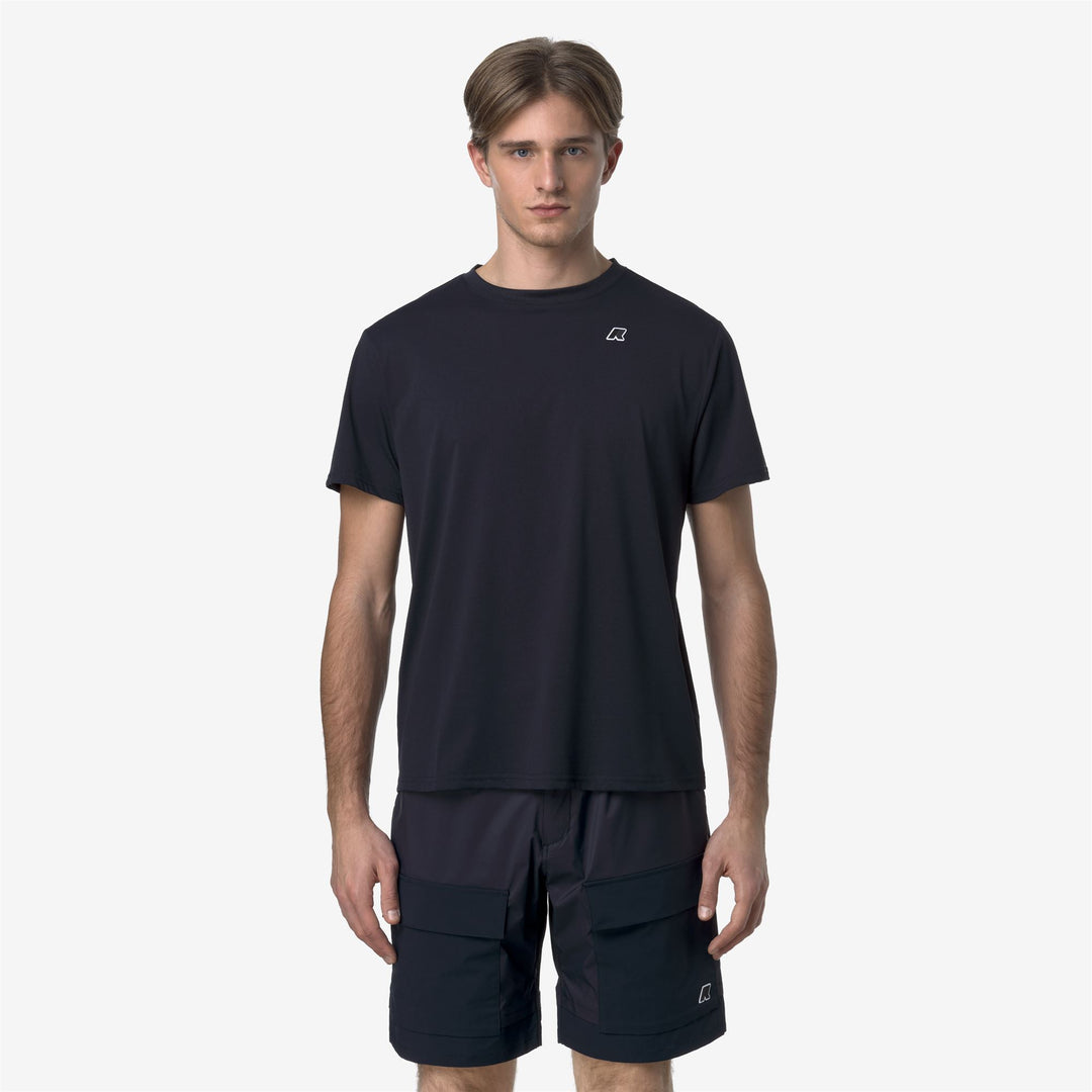 Blue Men's Outdoor T-Shirt with Breathable Fabric 01