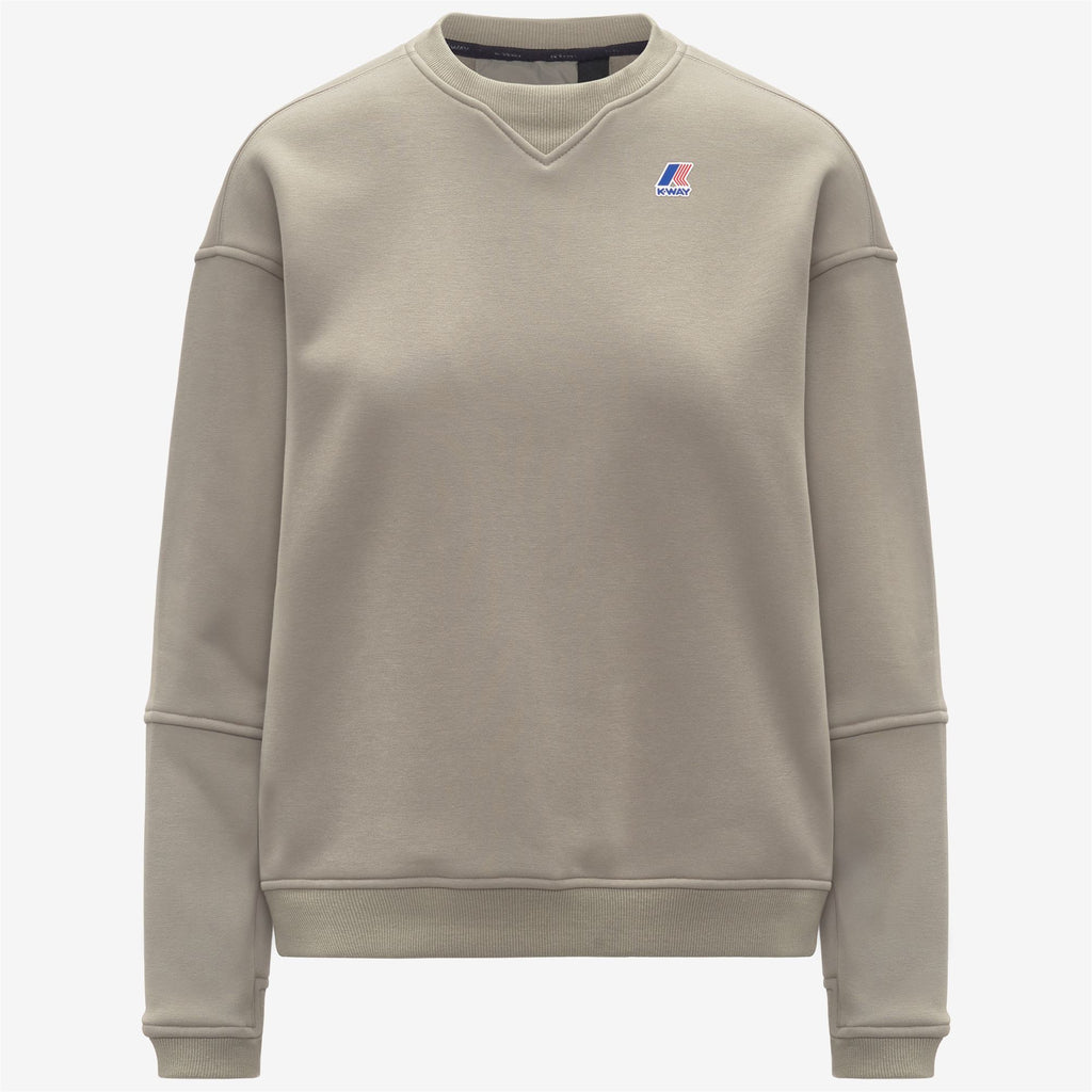 Fleece_WOMAN_NOELLA BRUSHED PC_Jumper_Green Oak - Commercial 1