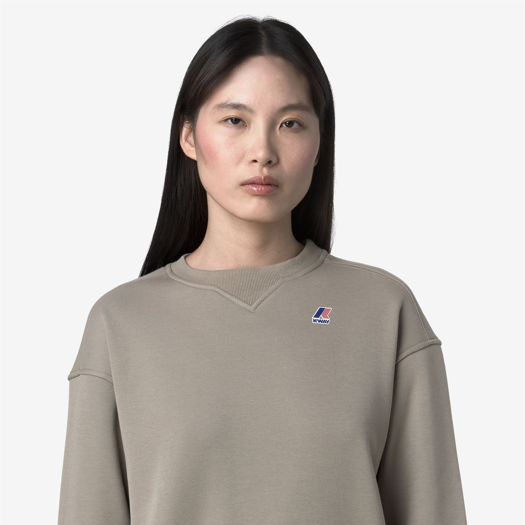 Maglione in pile da esterno Green Oak da donna per comfort e movimento main