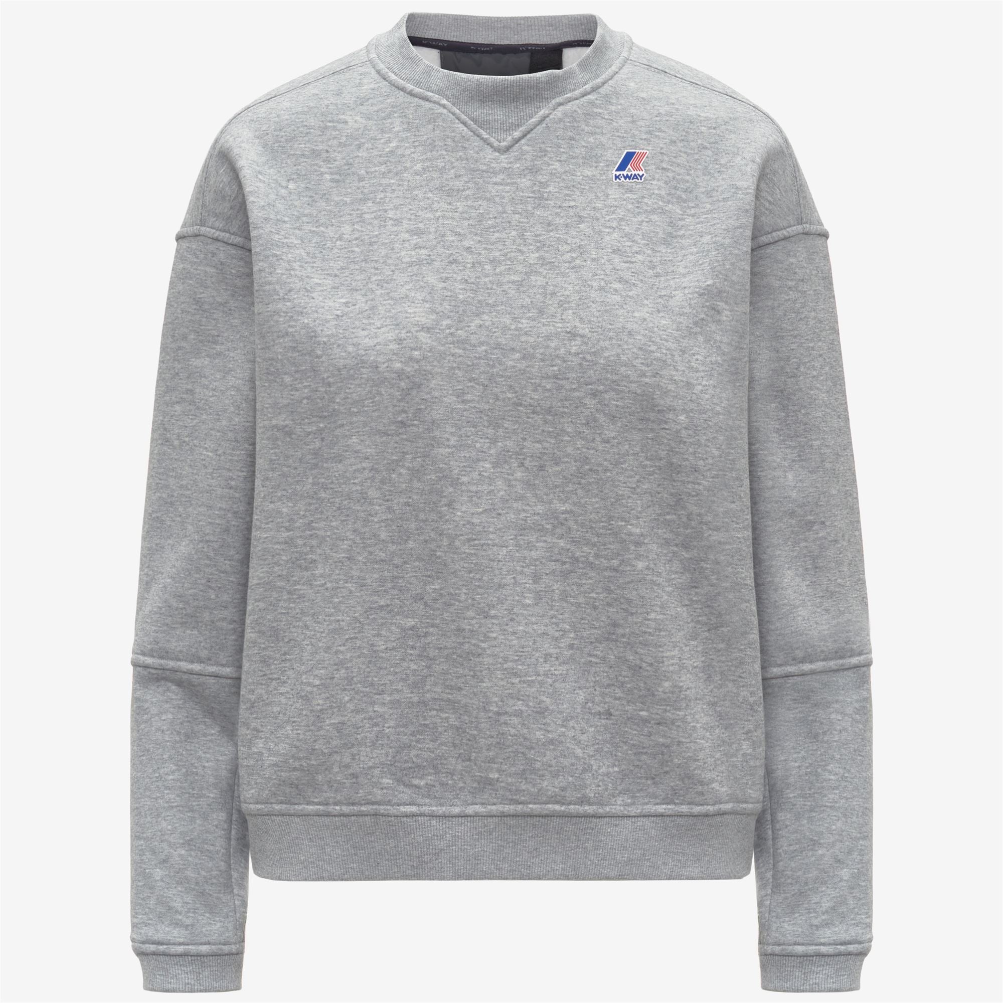 Fleece_WOMAN_NOELLA BRUSHED PC_Jumper_Grey Melange Mid - Commercial 1