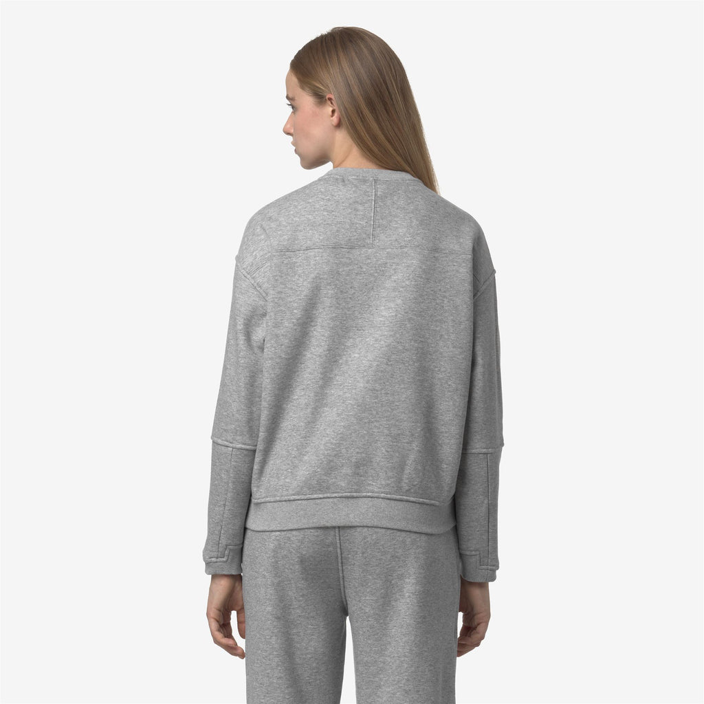 Fleece_WOMAN_NOELLA BRUSHED PC_Jumper_Grey Melange Mid - Commercial 6
