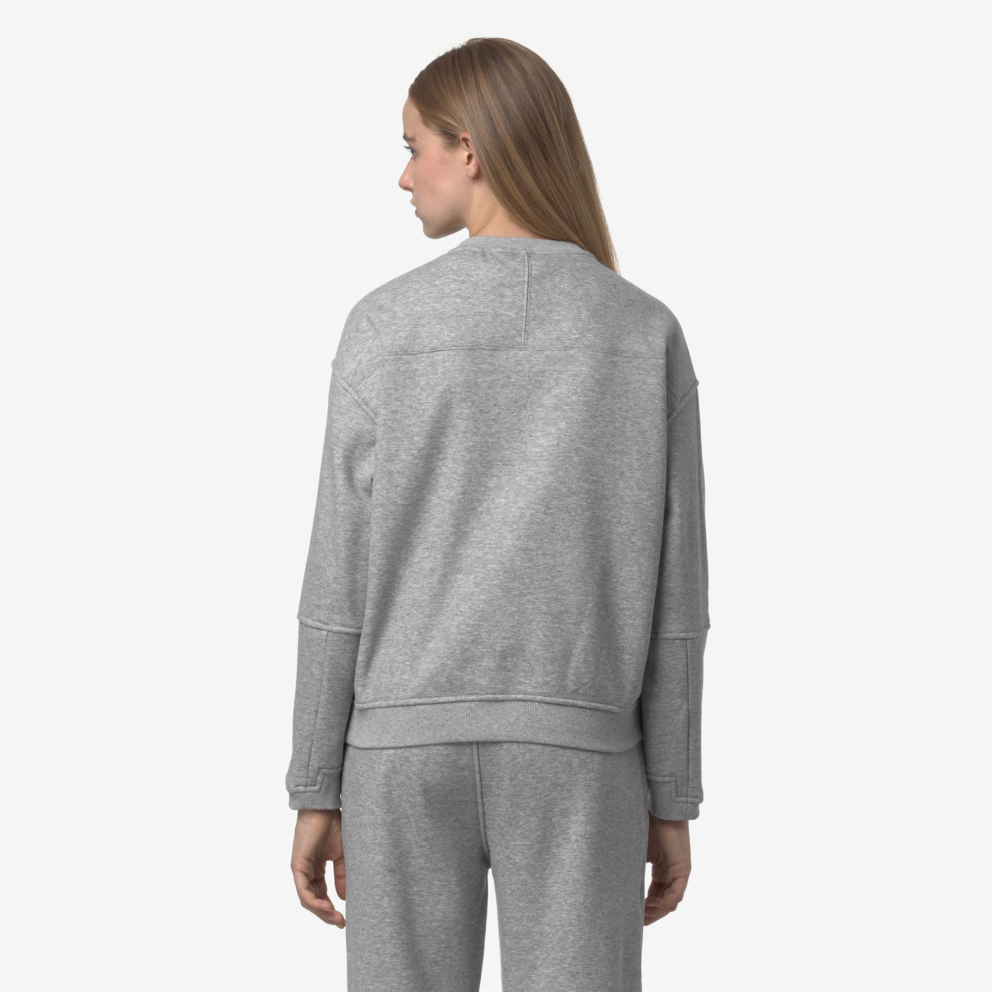 Fleece_WOMAN_NOELLA BRUSHED PC_Jumper_Grey Melange Mid - Commercial 6