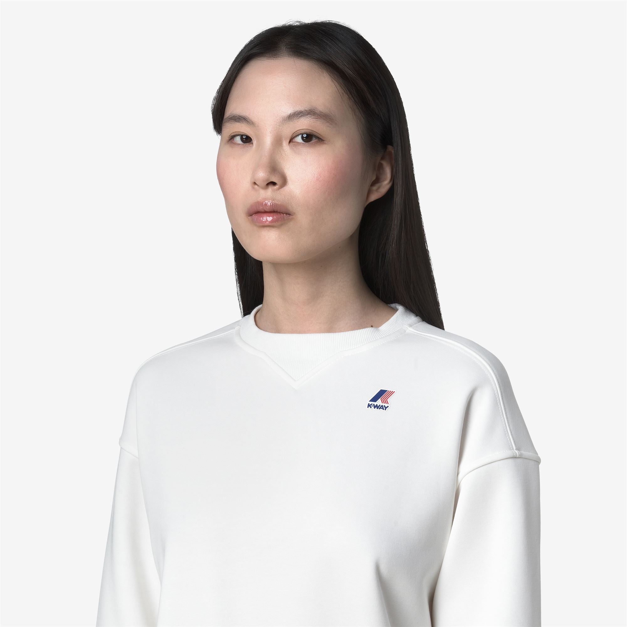 Fleece_WOMAN_NOELLA BRUSHED PC_Jumper_White Gardenia - Commercial 7