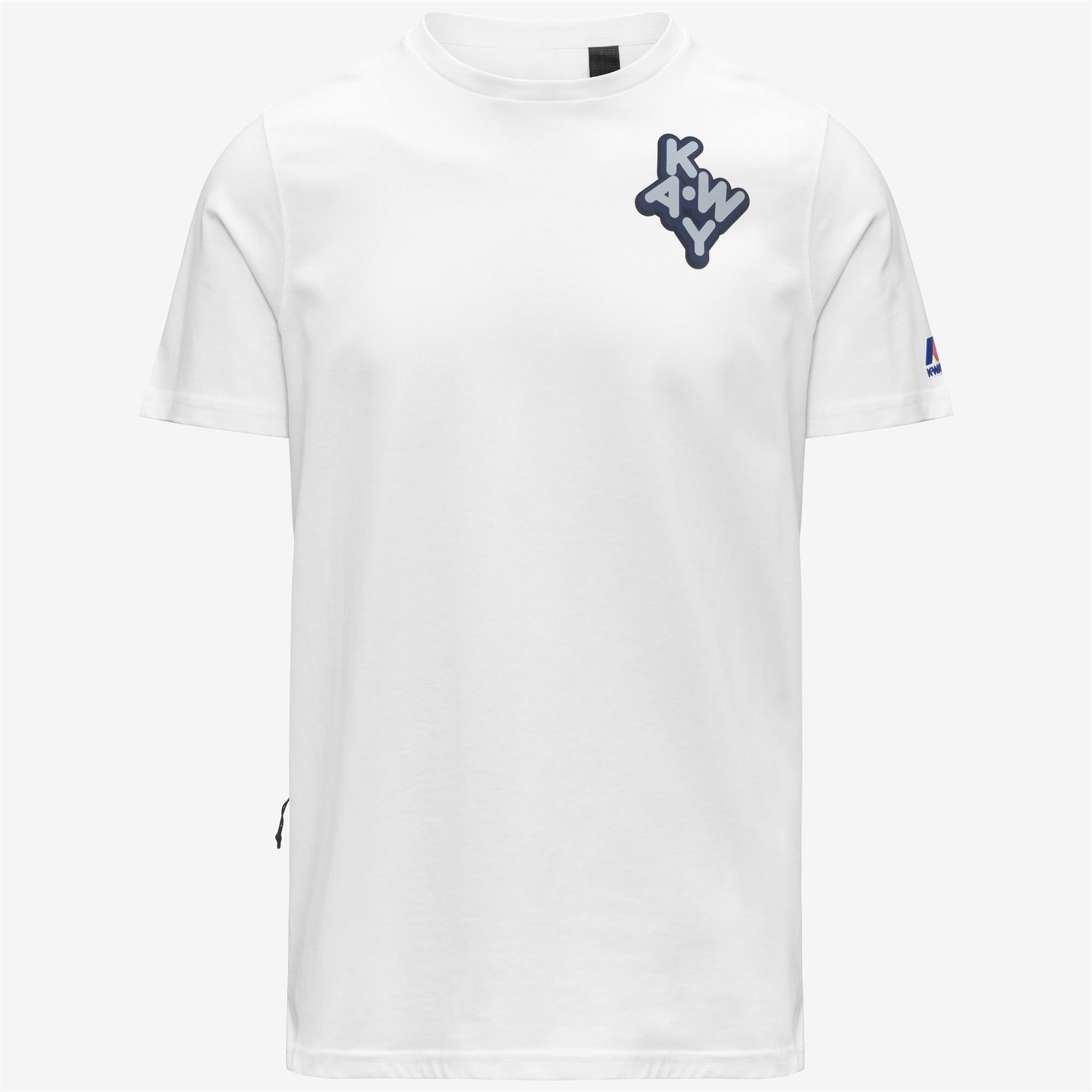 T-Shirts & Top_UNISEX_LEONIDE SCATTERED LETTERING_T-Shirt_White - Commercial 1