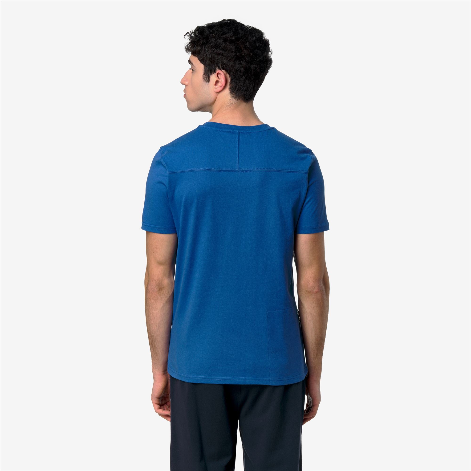 T-Shirts & Top_UNISEX_LEONIDE SCATTERED LETTERING_T-Shirt_Blue Royal Marine - Commercial 6