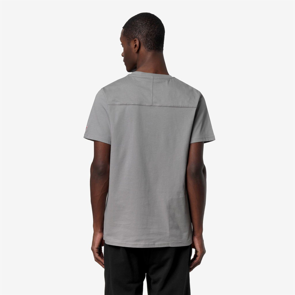T-Shirts & Top_UNISEX_LEONIDE SCATTERED LETTERING_T-Shirt_Grey Frost - Commercial 6